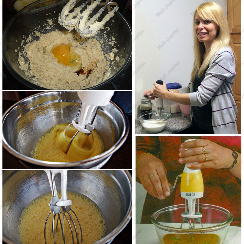 New Stainless Steel Hand Beater Mixer